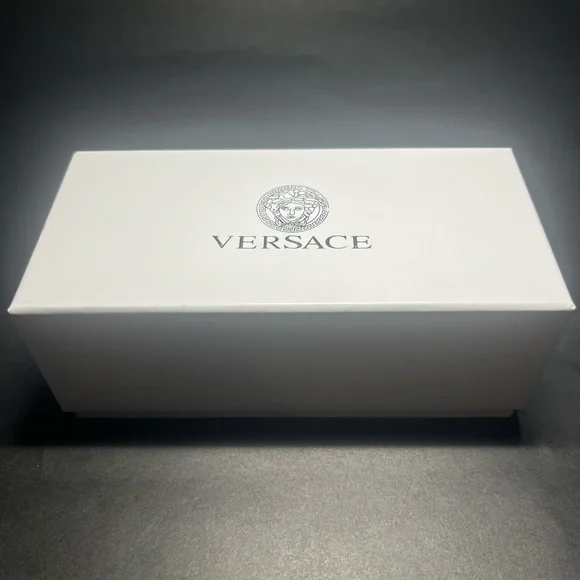 Versace Black Sunglasses with Gold Accents - Picture 5 of 5